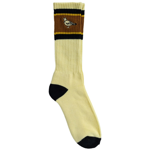 Anti Hero - Lil Pigeon Embroidered Socks (Cream)